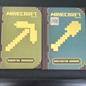 Minecraft Essential and Construction Handbooks - Green and Brown
